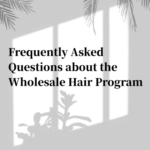 Frequently Asked Questions about the Wholesale Hair Program