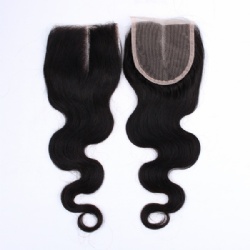 Natural Color 4x4 Body Wave Lace Closure