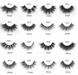 Wholesale Vendor Lash Strip Real Mink Strip Eyelashes