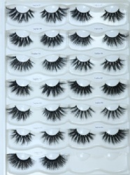 Wholesale Mink Strip Lashes New Design 25mm Mink Eyelash