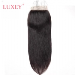 Brazilian Human Hair HD Lace Free Part Lace Closure Straight Hair